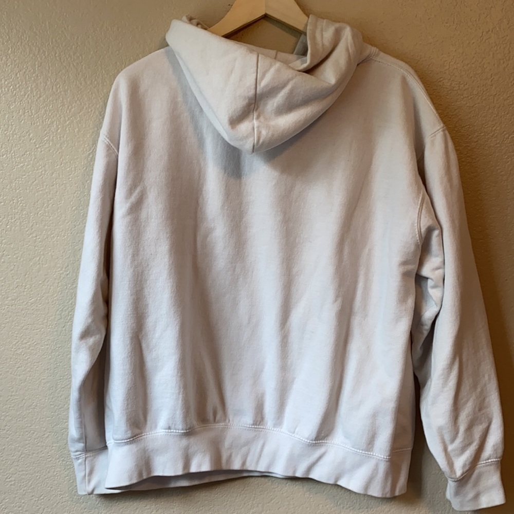 Healthy is the New Skinny White Hoodie sz L - Picture 7 of 8